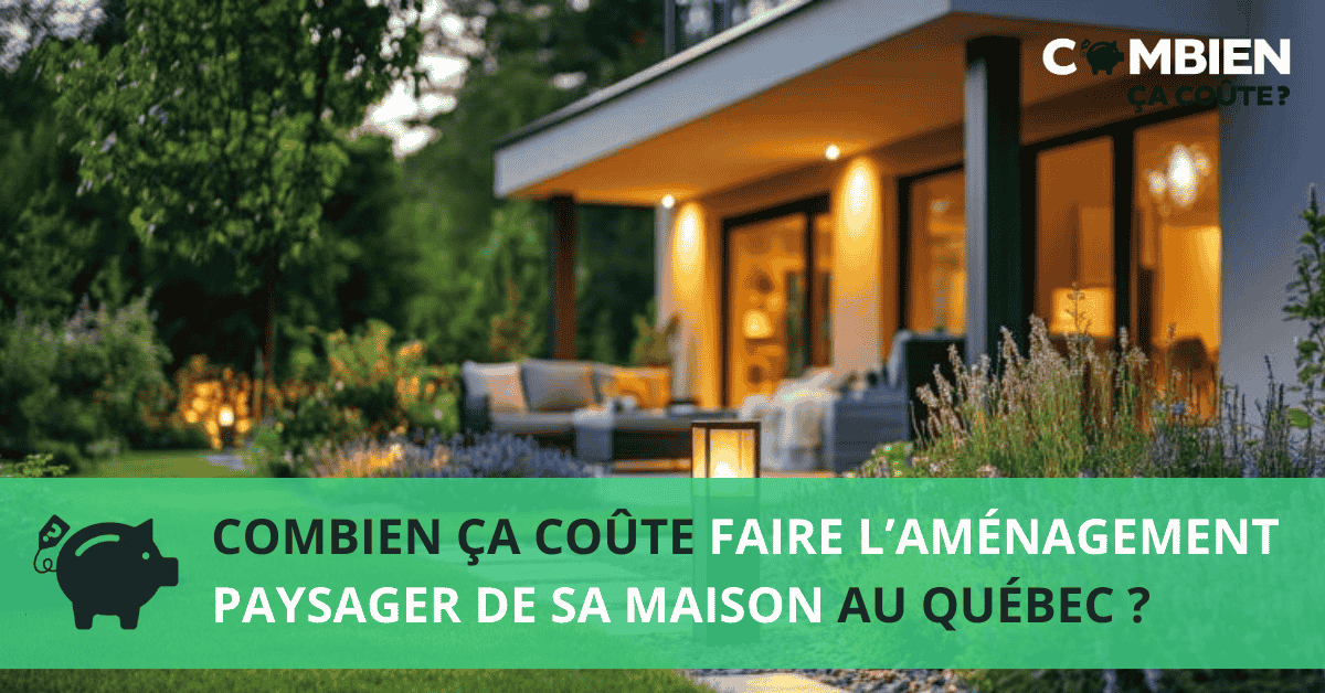 prix amenagement paysager devant maison