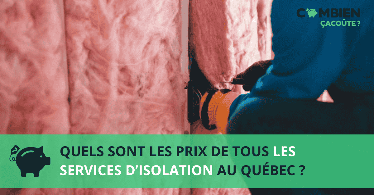 prix isolation entretoit murs plancher