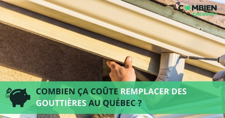 prix gouttieres pvc aluminium quebec