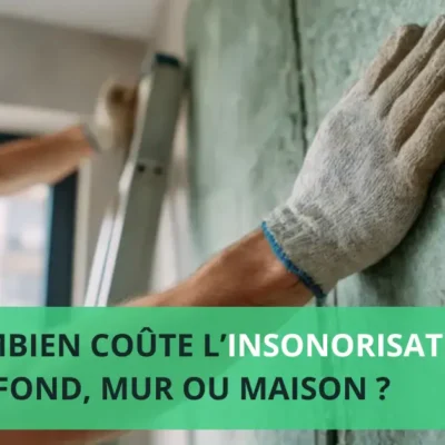 combien coute insonorisation plafond mur maison