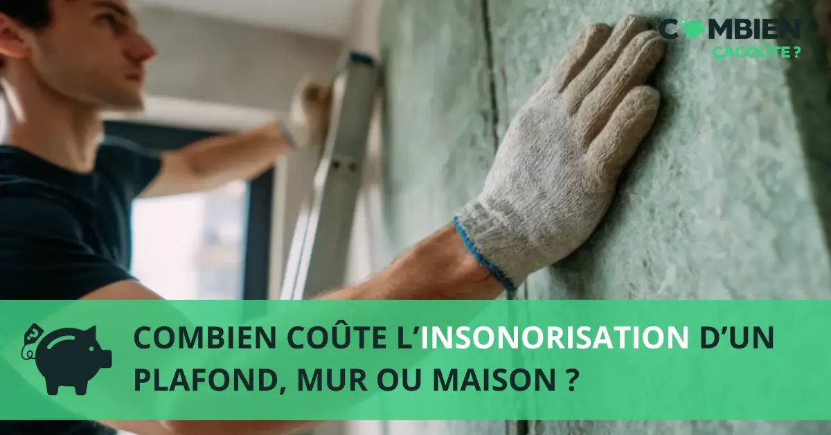combien coute insonorisation plafond mur maison
