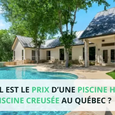 prix piscine hors terre piscine creusee quebec
