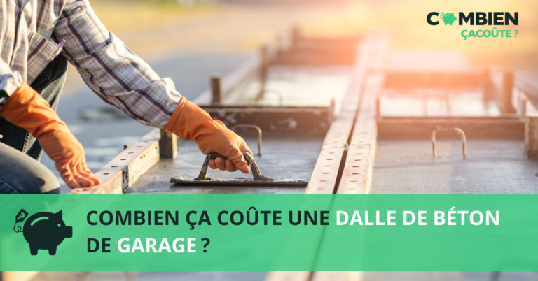 combien ca coute dalle de beton garage